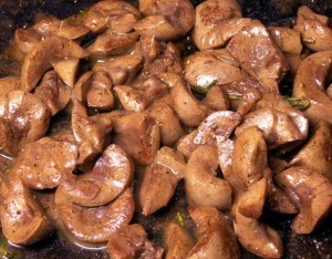 Grilled kidneys